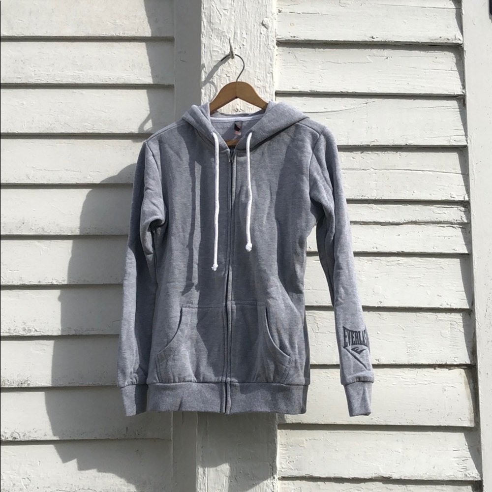 New Everlast gray zip hoodie